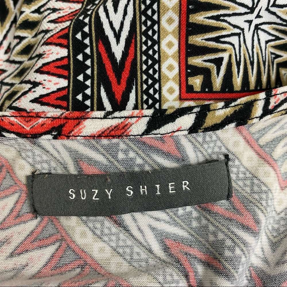 SUZY SHIER Wrap Short Sleeves Dress Size Small - Picture 8 of 10